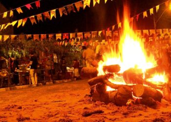 As tradicionais festas juninas agitam a cidade nesse mês