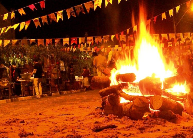 As tradicionais festas juninas agitam a cidade nesse mês