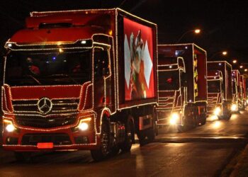 Caravana de Natal Coca-Cola estará em Itapetininga em dezembro, itinerário será divulgado nos próximos dias
