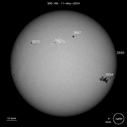 Tempestade Solar 2024: Clube Centauri registra manchas solares