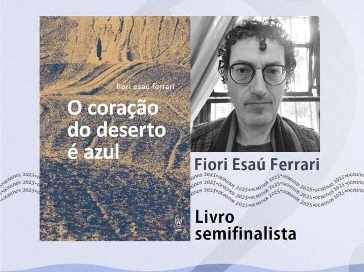 Poeta itapetiningano Fiori Ferrari é semifinalista no “Prêmio Oceanos”