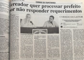 No Correio há 20 anos: Vereador pretendia processar prefeito por não responder requerimentos