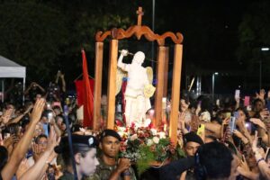 Imagem oficial de São Miguel Arcanjo. Foto - Reprodução/Internet