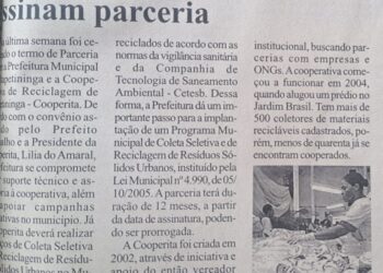 Em 2005, administração e Cooperita assinavam parceria