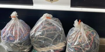 Polícia Militar apreende 19kg de fios de cobre em ferro velho de Itapetininga