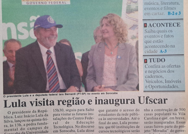 Lula visita região e inaugura UFScar