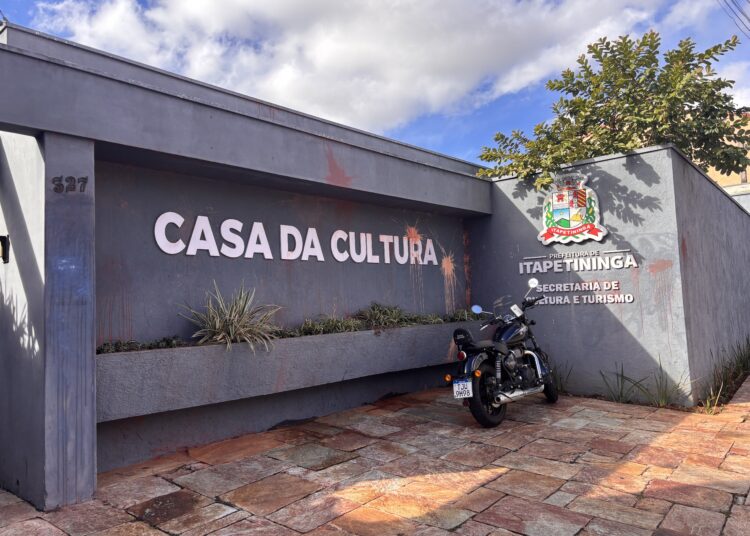 Casa da Cultura de Itapetininga é alvo de vandalismo