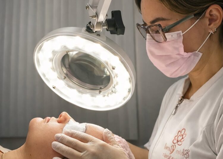 A empresária e técnica em estética formada pelo Senac, e também estudante de biomedicina, Elaine dos Santos Galvão Ciconeli, atua há quase dez anos na área. Foto - Arquivo pessoal