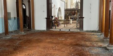 Igreja do Rosário permanece interditada e Diocese mantém obras emergenciais. Jornal Correio de Itapetininga
