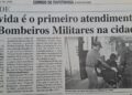 Grávida é o primeiro atendimento dos Bombeiros Militares na cidade