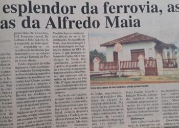 No esplendor da ferrovia, as casas da Alfredo Maia