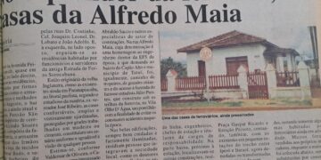 No esplendor da ferrovia, as casas da Alfredo Maia