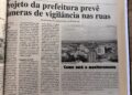 Projeto da Prefeitura prevê câmeras de vigilância nas ruas. Jornal Correio de Itapetininga