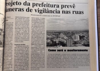 Projeto da Prefeitura prevê câmeras de vigilância nas ruas. Jornal Correio de Itapetininga