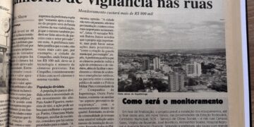 Projeto da Prefeitura prevê câmeras de vigilância nas ruas. Jornal Correio de Itapetininga